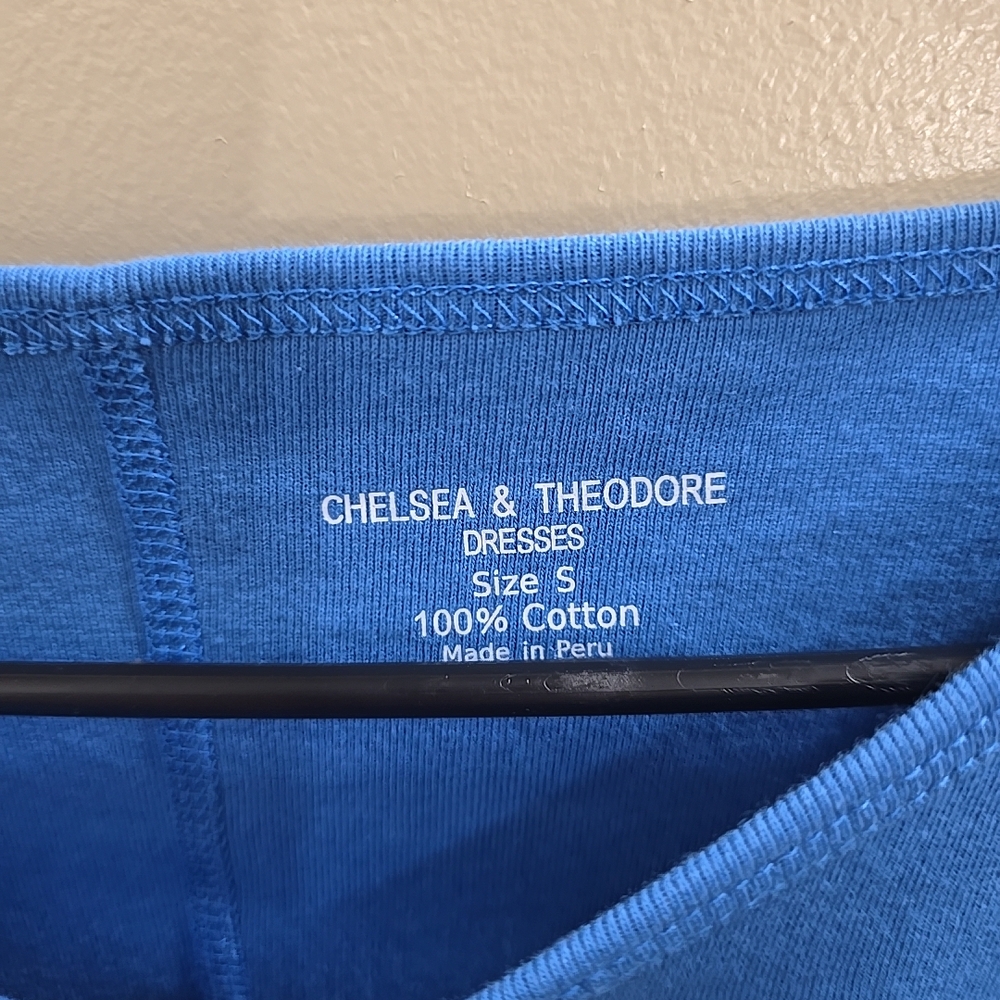 Chelsea & Theodore Blue Mini Dress‎